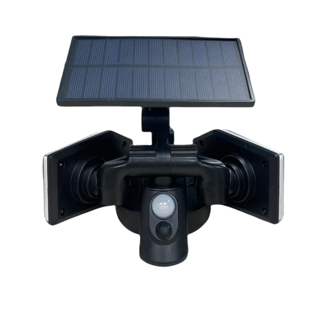 Lampara solar doble abatible con sensor